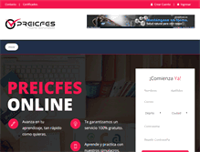 Tablet Screenshot of preicfes.com.co